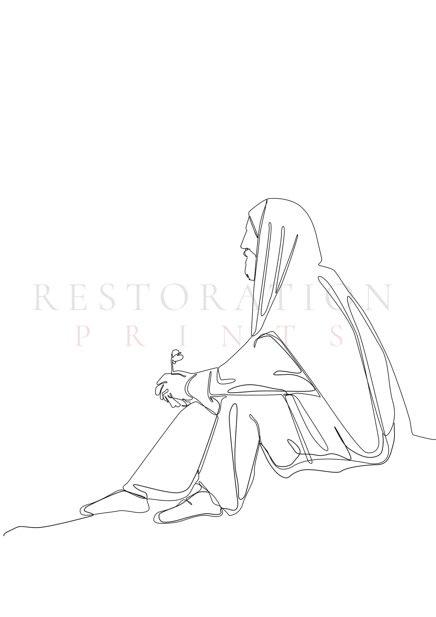 Consider the Lilies (Line Art)